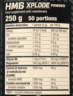 Olimp HMB Xplode Powder 250 g