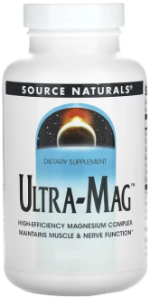 Магний (ультра), Ultra-Mag Source Naturals, 30 таблеток