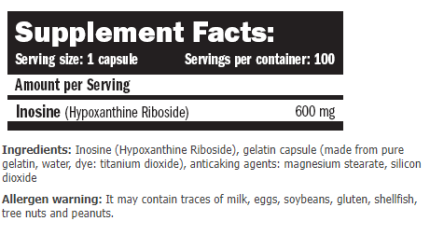 Inosine 600, Amix, 100 капс