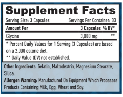 Glycine 1000 mg Haya Labs 100 капс 
