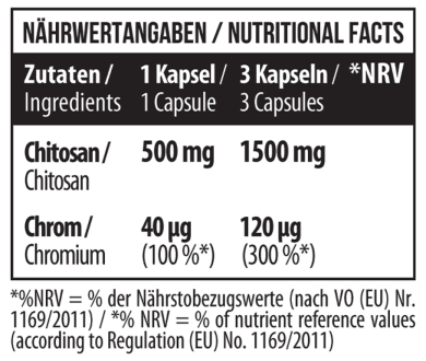 Chitosan With Chrom MST 500 mg 120 caps